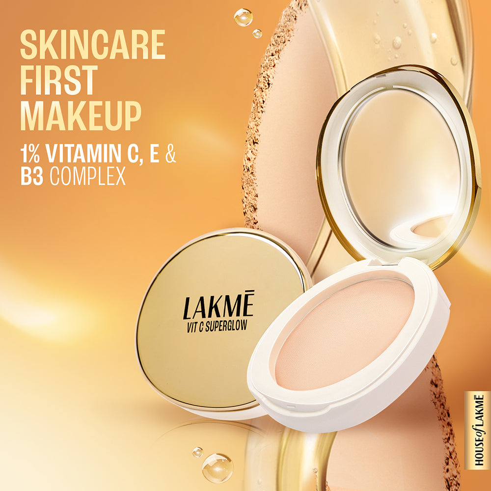 Lakmē VitC Superglow Skin Perfecting Compact