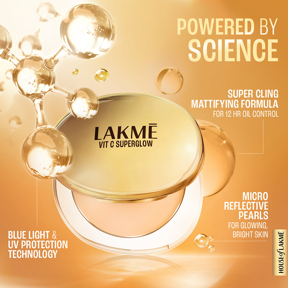 Lakmē VitC Superglow Skin Perfecting Compact