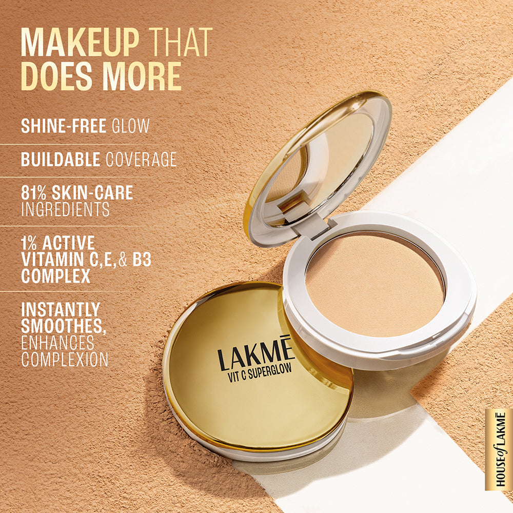 Lakmē VitC Superglow Skin Perfecting Compact