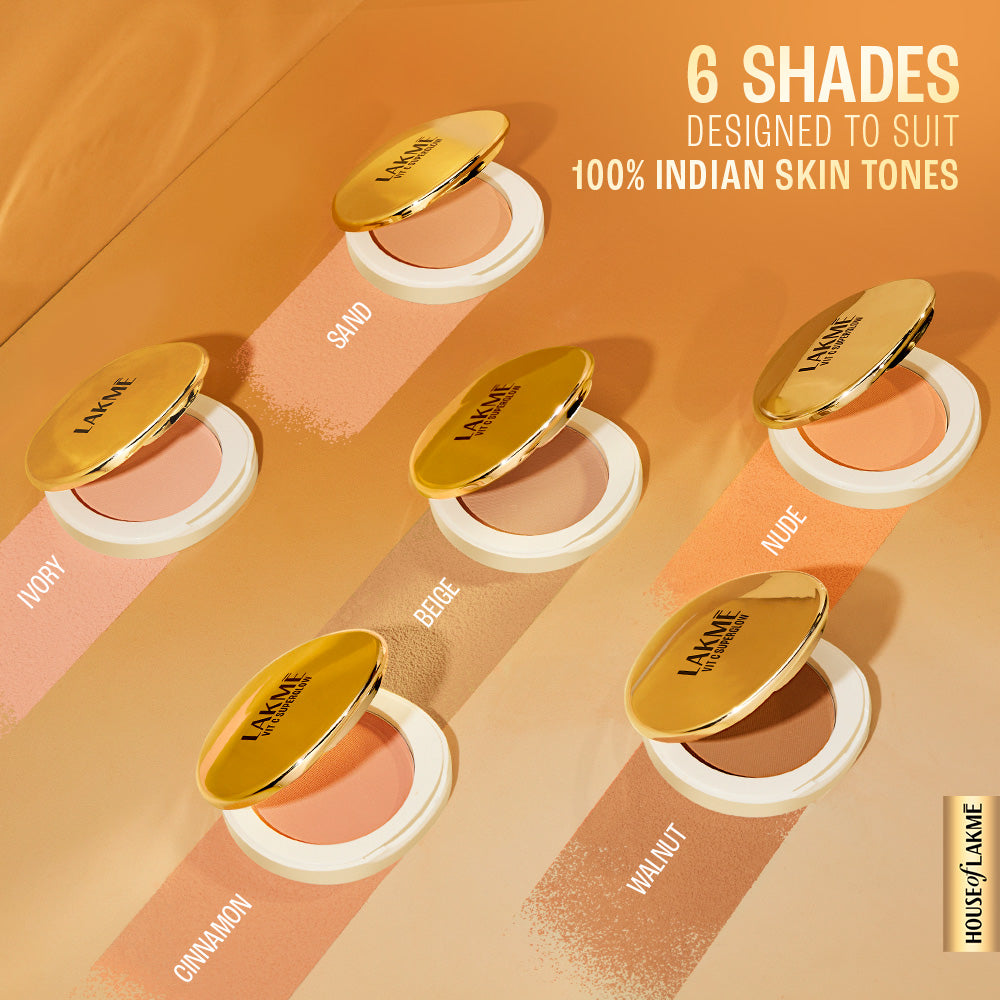 Lakmē VitC Superglow Skin Perfecting Compact