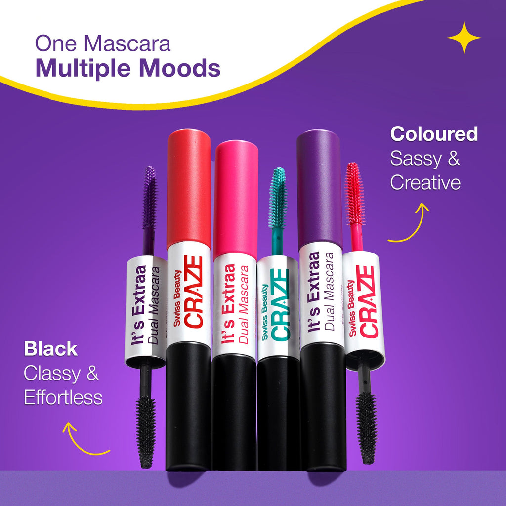 Swiss Beauty Craze It's Extraa Dual Mascara
