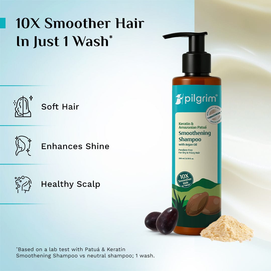 Pilgrim Patuá & Keratin Smoothening Shampoo