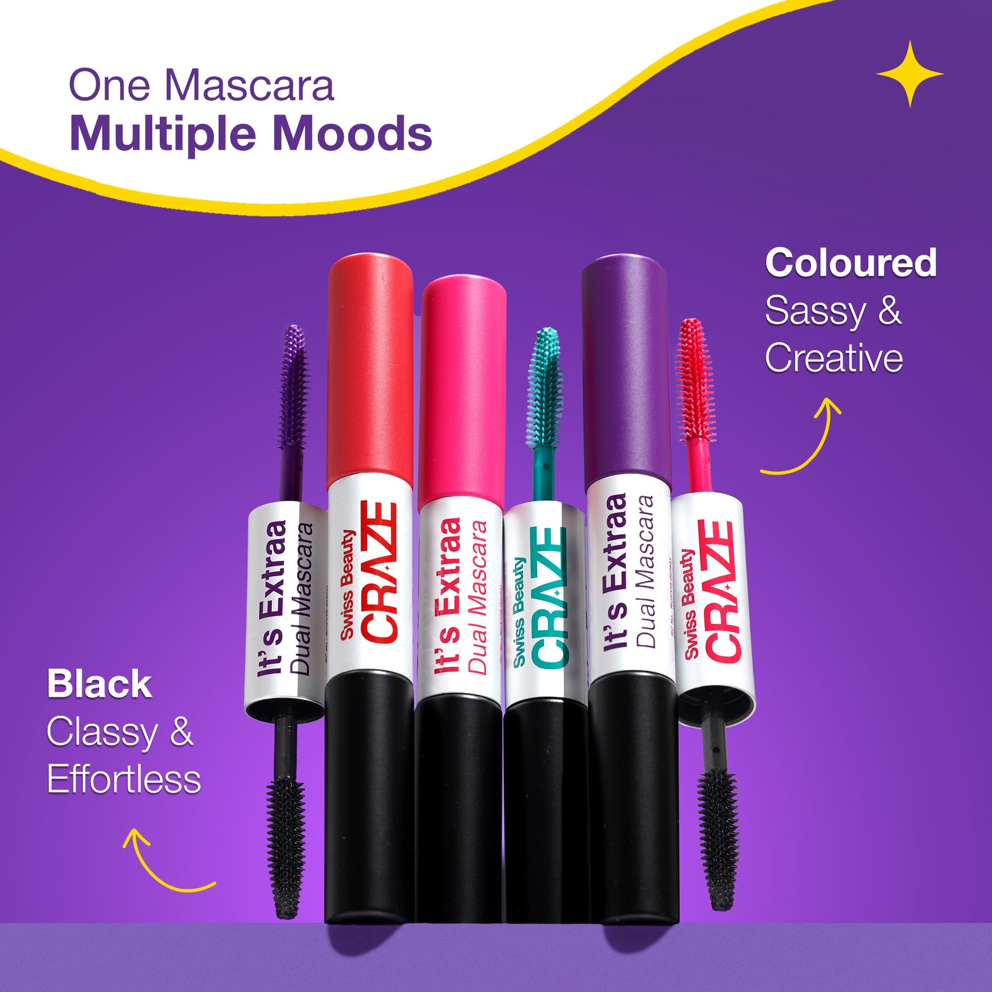Swiss Beauty Craze It's Extraa Dual Mascara