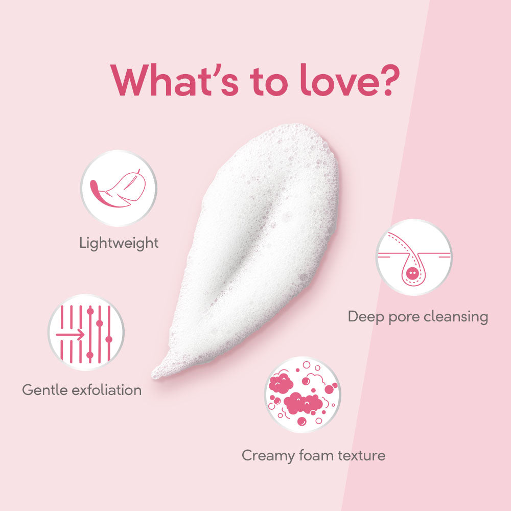 POND'S Bright Beauty Foaming Brush Facewash for Glowing Skin, Deep Clean Pores, All Skin Types (150 ml)