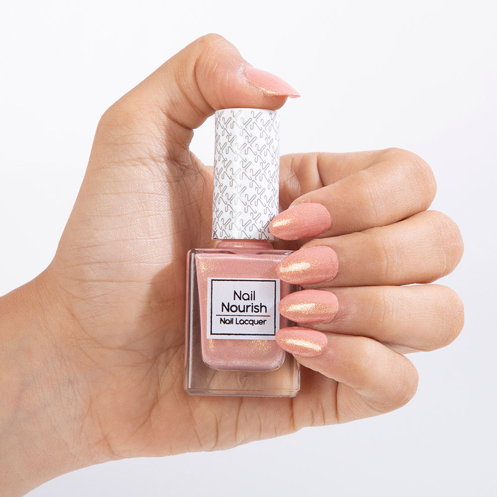 Kay Beauty Nail Nourish Glitter Pastel Nail Enamel Polish