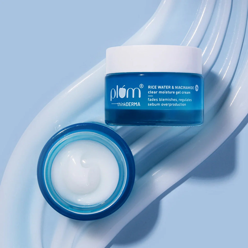 Plum 2% Niacinamide & Rice Water Brightening Gel Moisturizer