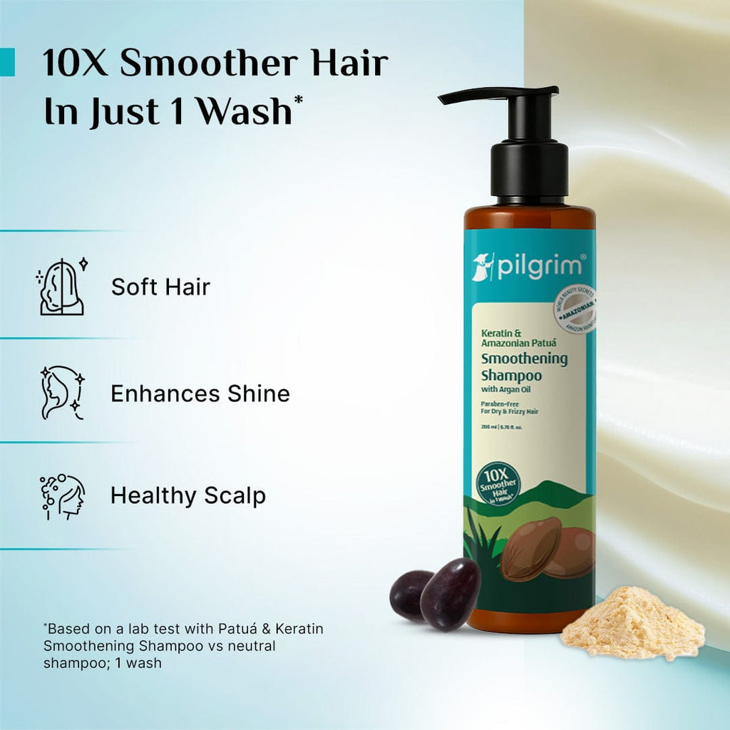 Pilgrim Patuá & Keratin Smoothening Shampoo