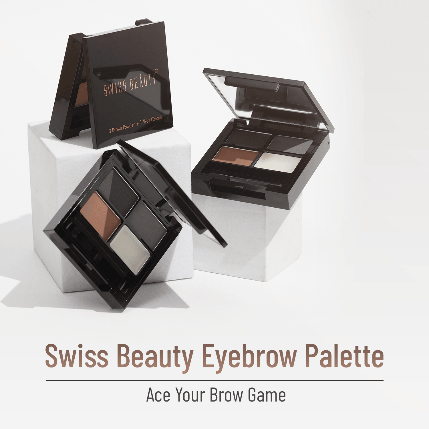 Swiss Beauty 3-in-1 Eyebrow Palette