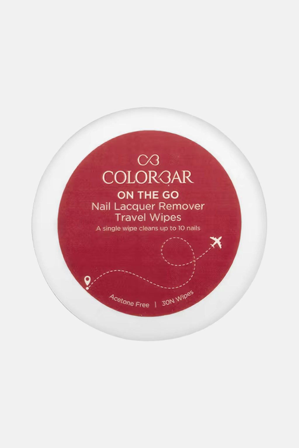 Colorbar On The Go Nail Lacquer Remover Wipes, Sunshine Rose