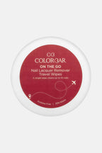 Colorbar On The Go Nail Lacquer Remover Wipes, Sunshine Rose