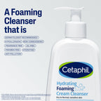 Cetaphil Hydrating Foaming Cream Cleanser 236 ml | Dermat Tested
