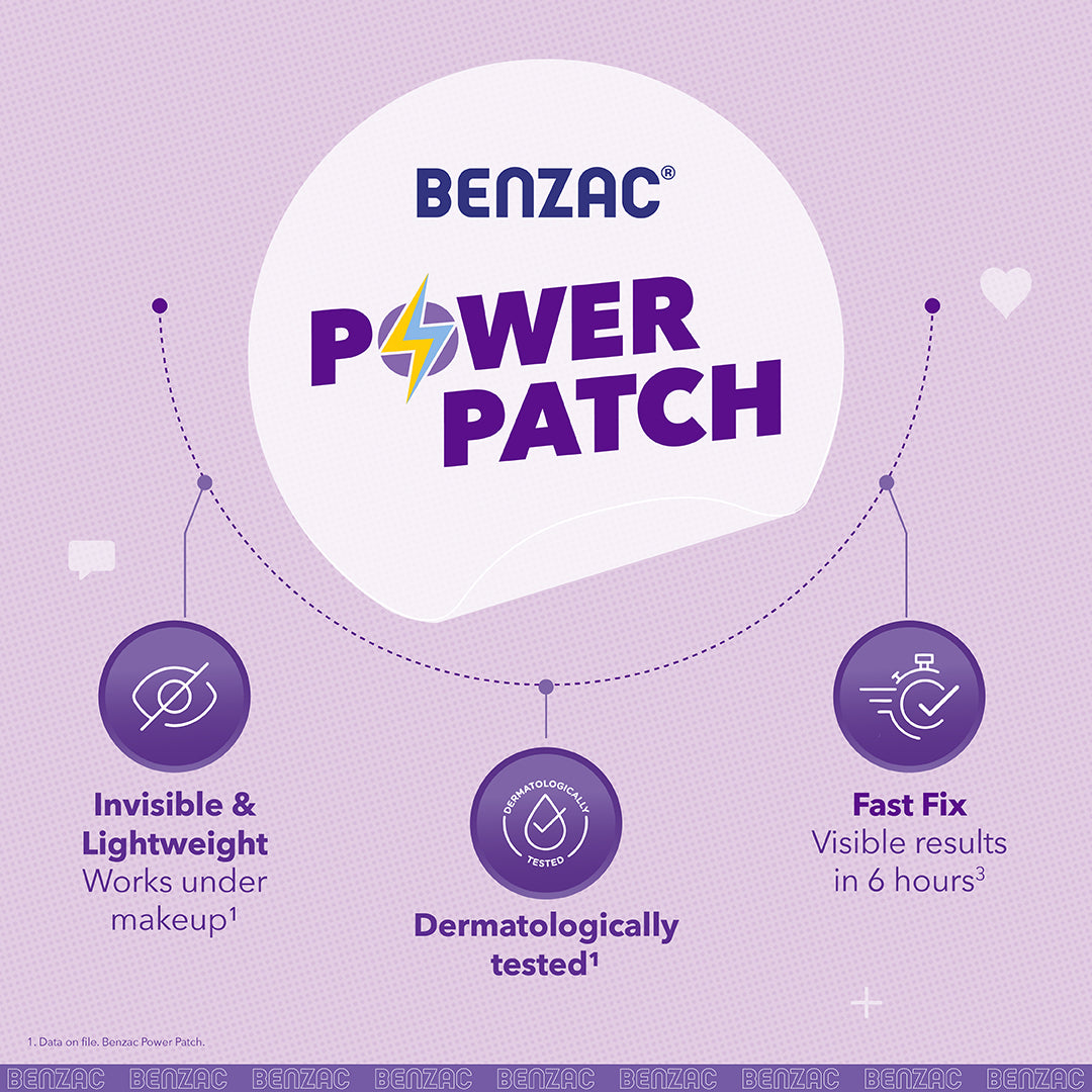 Benzac 3-in-1 Power Patches for Acne and Pimples