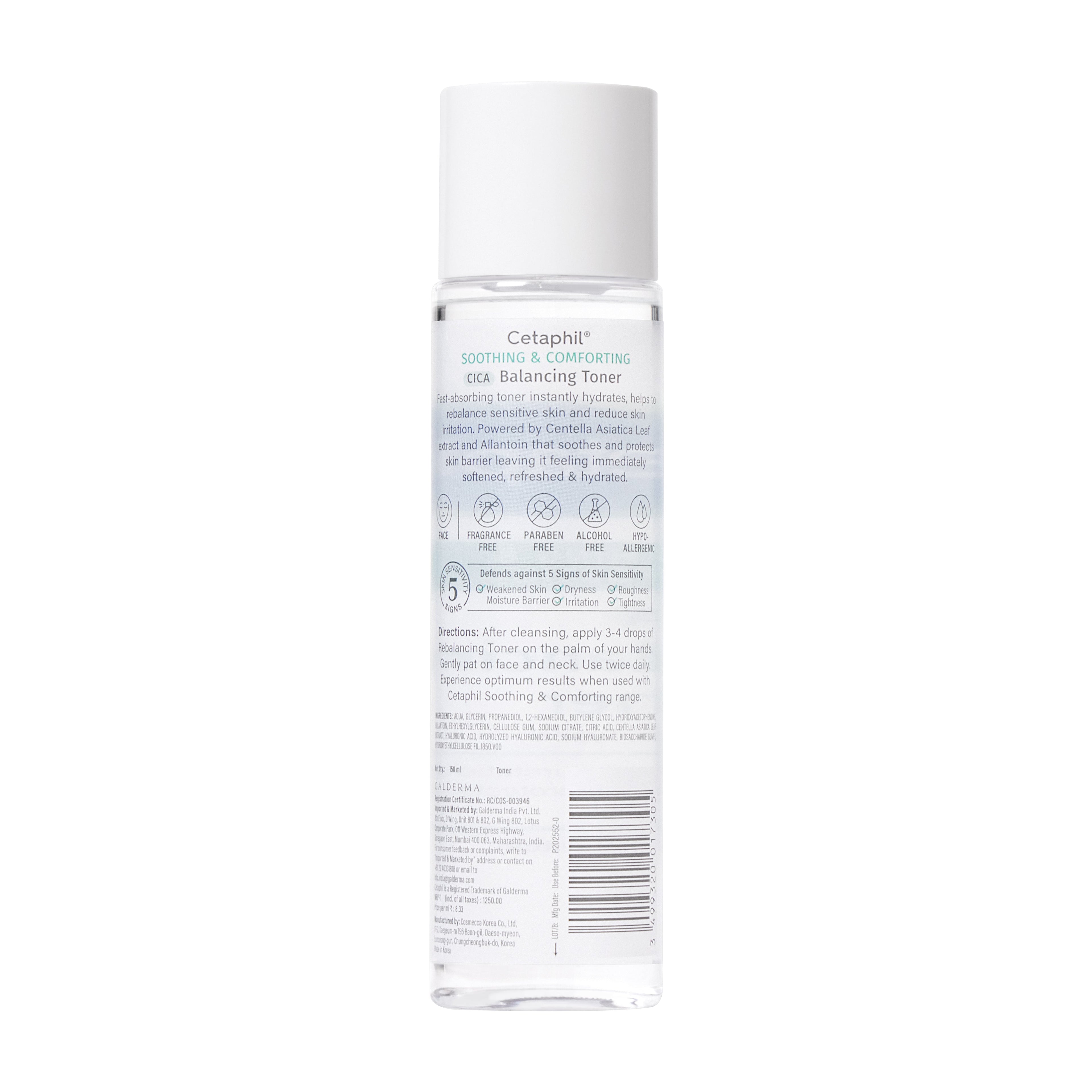 Cetaphil Soothing and Comforting CICA Balancing Toner - 150ml