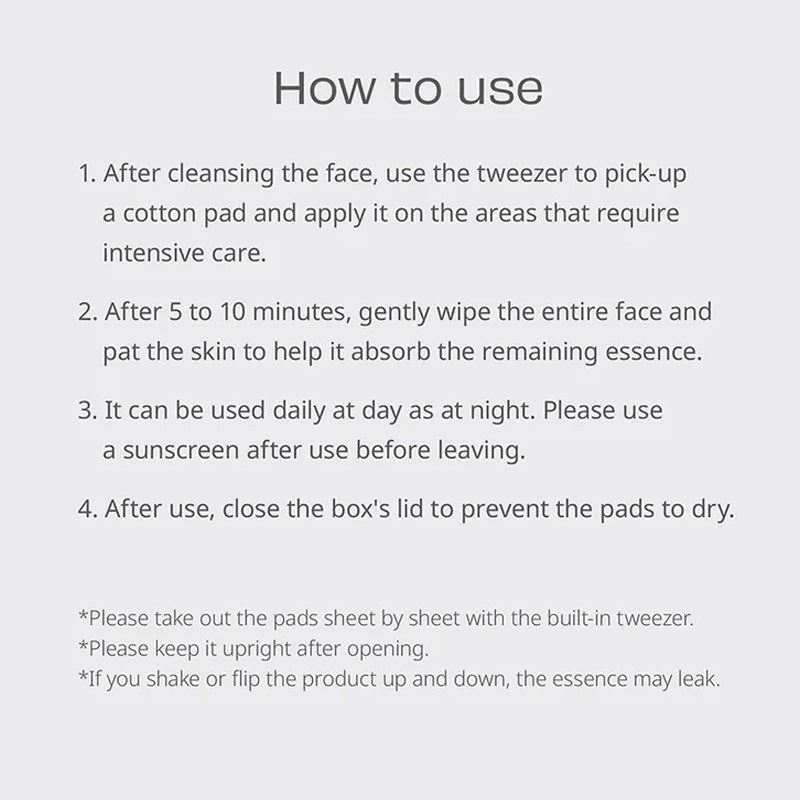 House of Hur Clearing Skin Prep Essence Pad 140ml (70sheets)