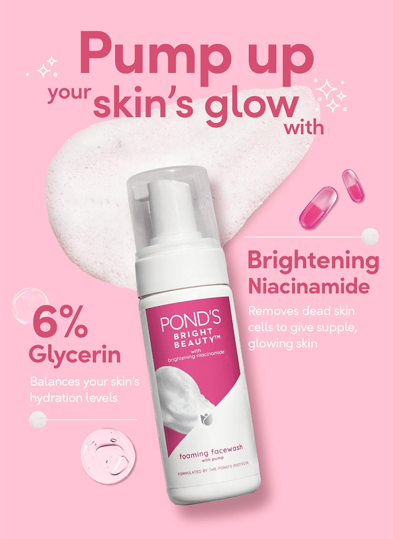POND'S Bright Beauty Foaming Pump Facewash