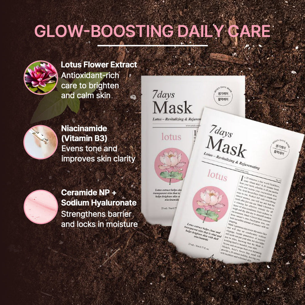 Ariul 7days Mask Lotus N - 23ml