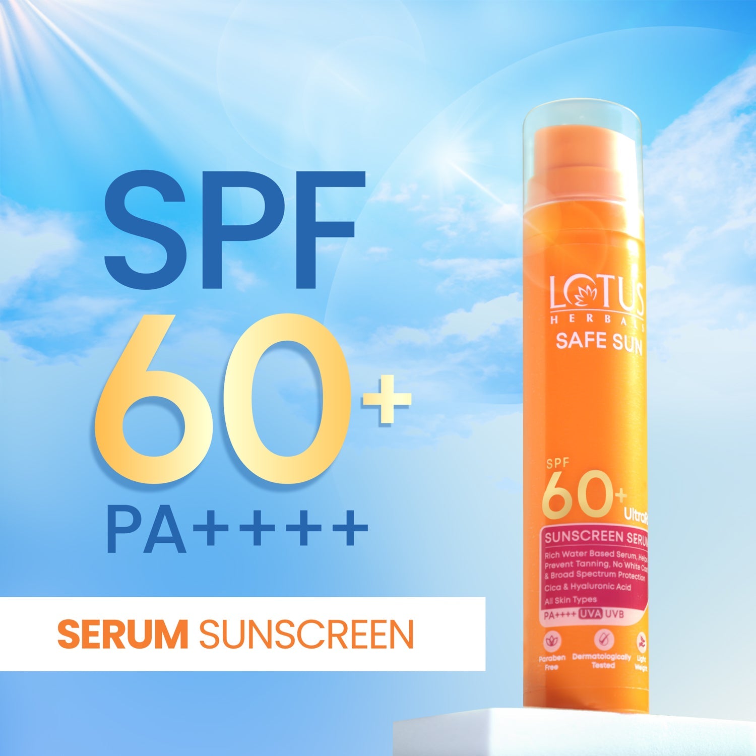 Lotus Safe Sun UltraRX Sunscreen Serum SPF 60 PA++++