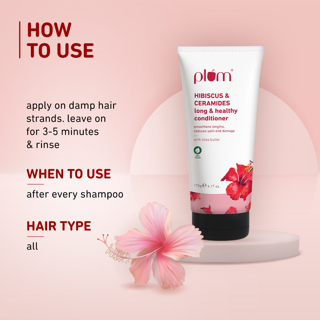 Plum Hibiscus & Ceramides Long & Healthy Conditioner