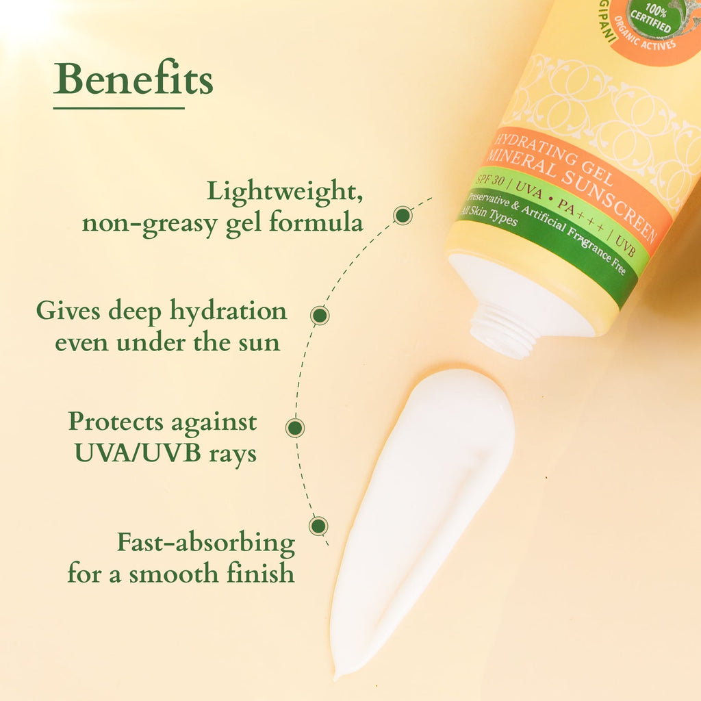 Lotus Organics+ Hydrating Gel Mineral Sunscreen SPF 30 PA+++