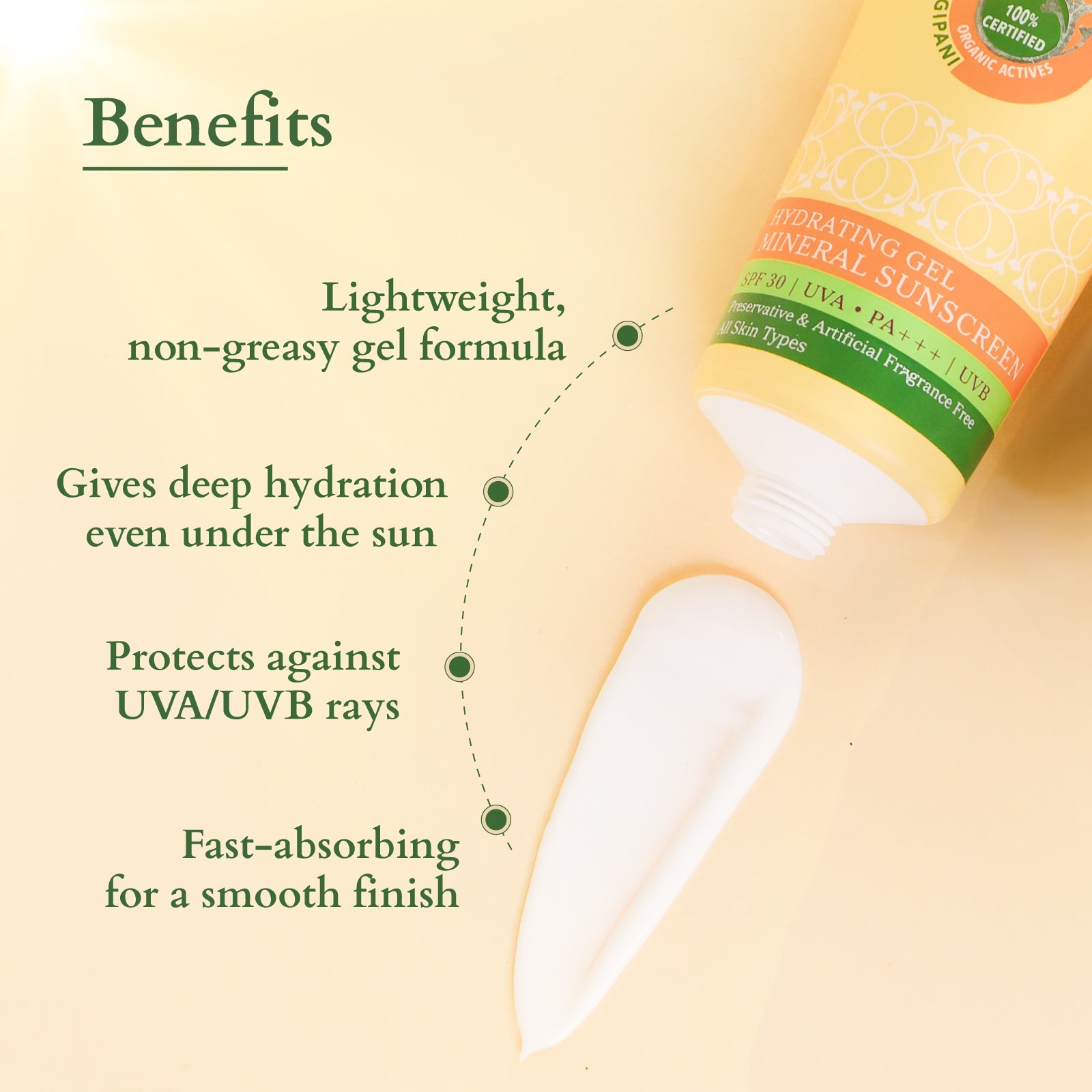 Lotus Organics+ Hydrating Gel Mineral Sunscreen SPF 30 PA+++
