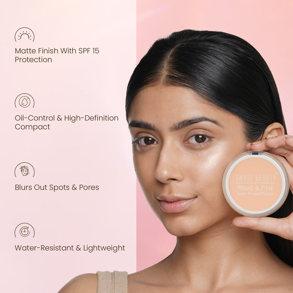 Swiss Beauty Prime & Fine Compact Powder