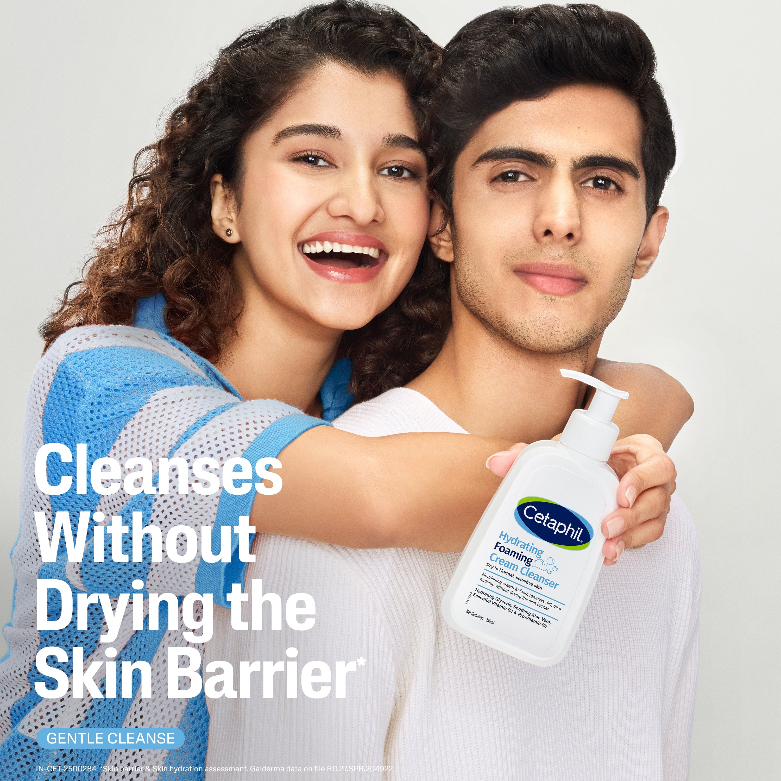 Cetaphil Hydrating Foaming Cream Cleanser 236 ml | Dermat Tested