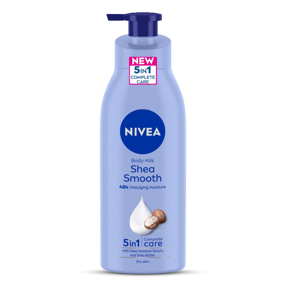 Nivea Body Milk Shea Smooth 48h 5 in 1 (400 ml )