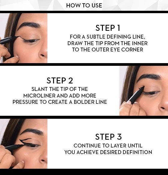 Sugar Wingman Waterproof Microliner - 01 I'll Be Black (Black)