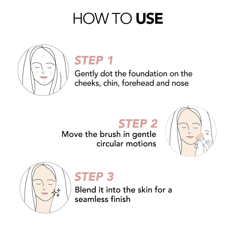Kay Beauty Kabuki Foundation Brush