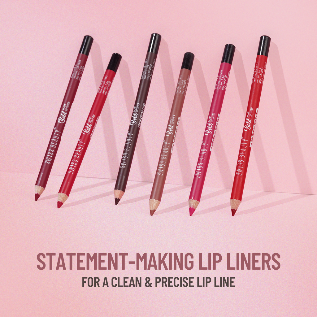 Swiss Beauty Bold Matte Lipliner Pack Of 12 Pcs