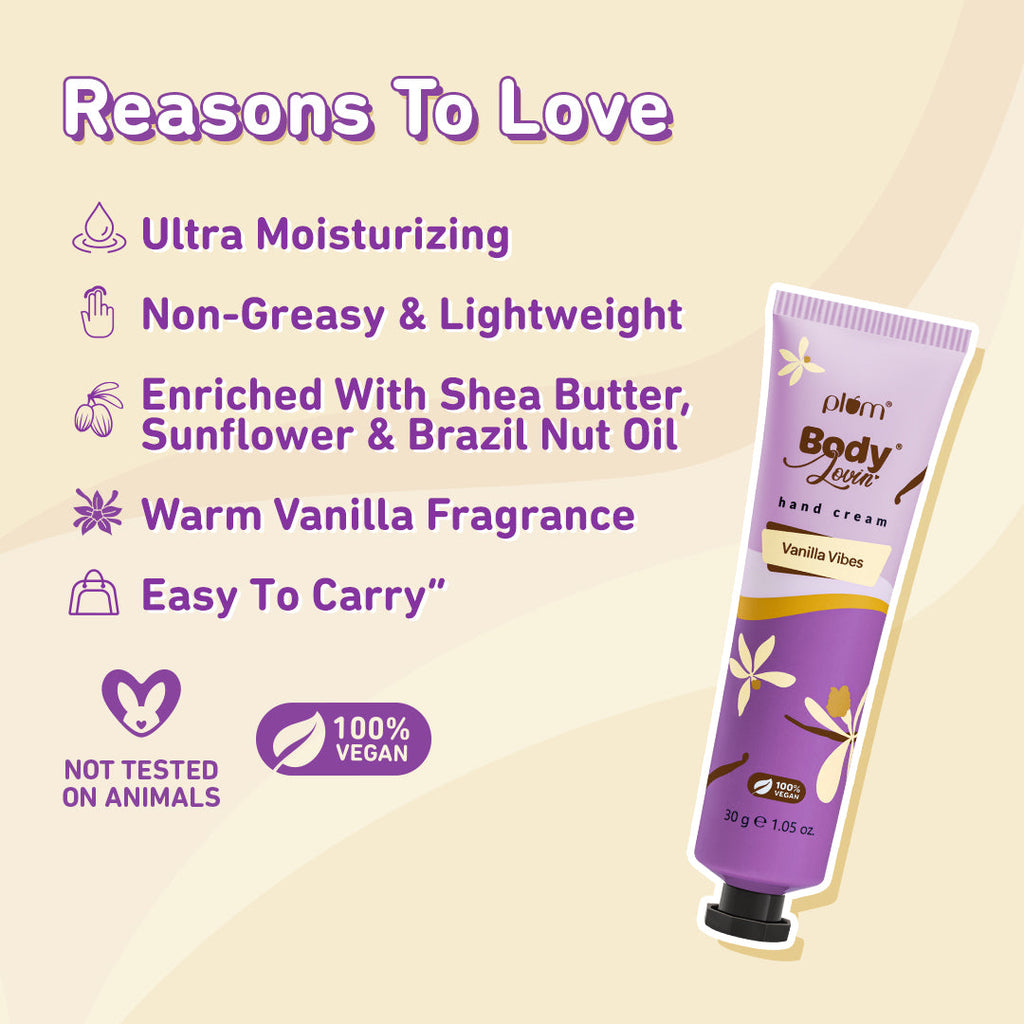 Plum Vanilla Vibes Hand Cream by Plum Body Lovin'