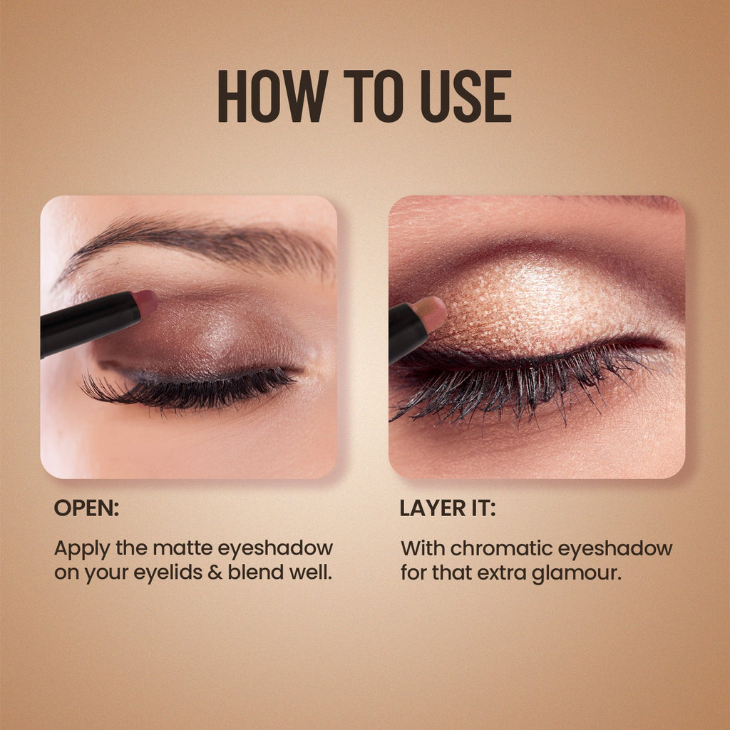 Swiss Beauty Chrome & Matte Twin Eyeshadow