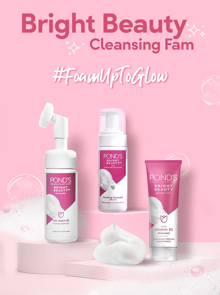 POND'S Bright Beauty Foaming Pump Facewash