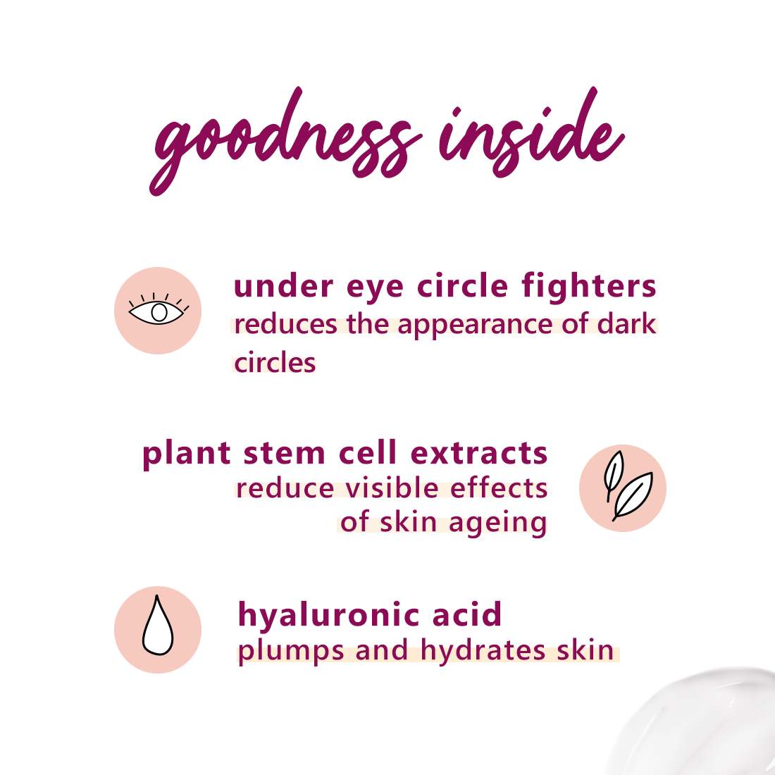 Plum Bright Years Under-Eye Recovery Gel | Reduces Dark Circles | For All Skin Types