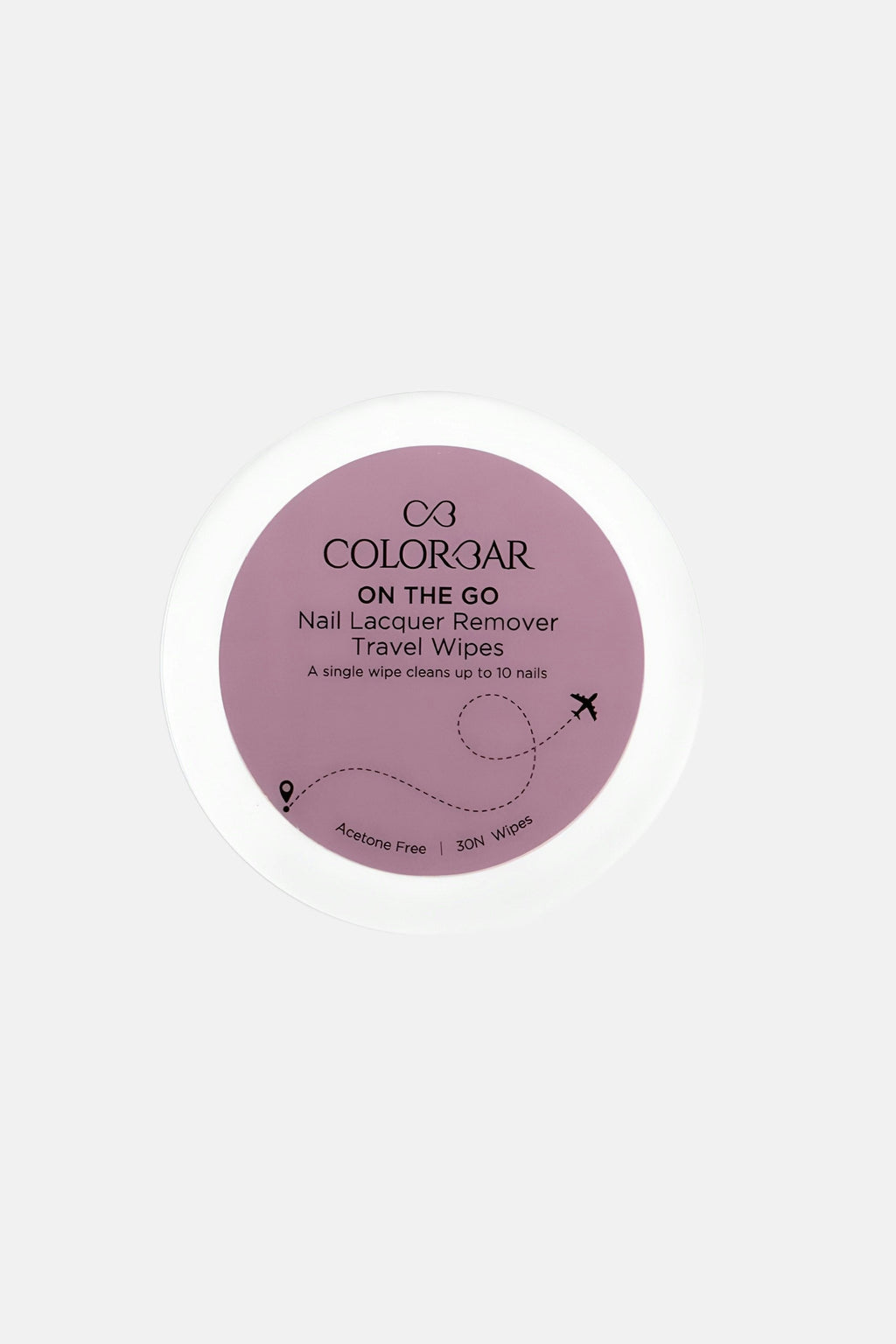 Colorbar On The Go Nail Lacquer Remover Wipes, Rainbow Bouquet