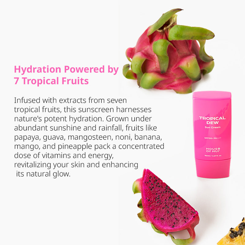 House of Hur Tropical Dew Sun Cream SPF50 + PA++++ - 50ml