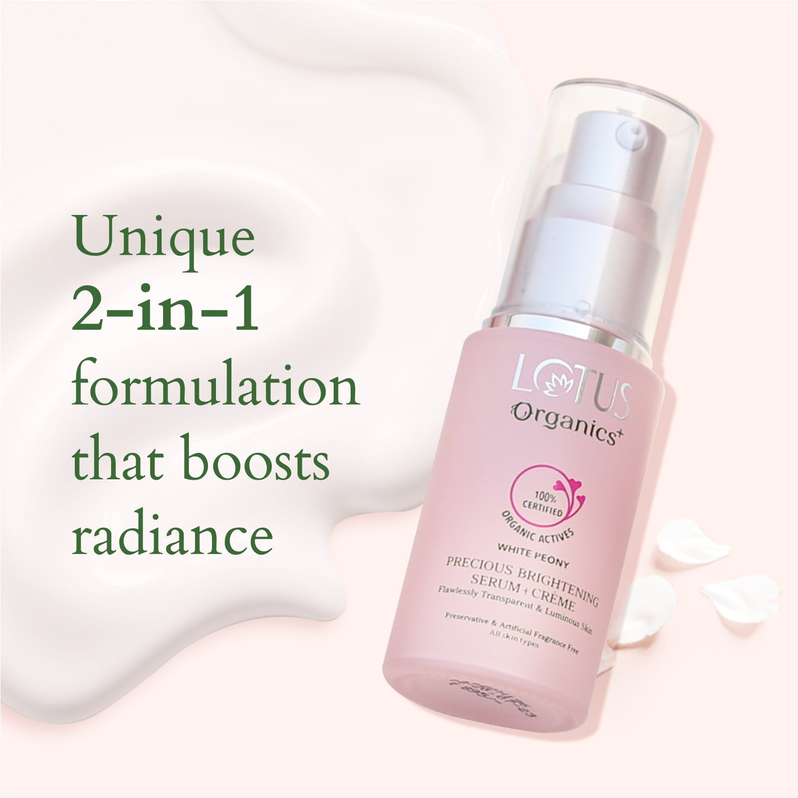 Lotus Precious Brightening Serum+ Creme