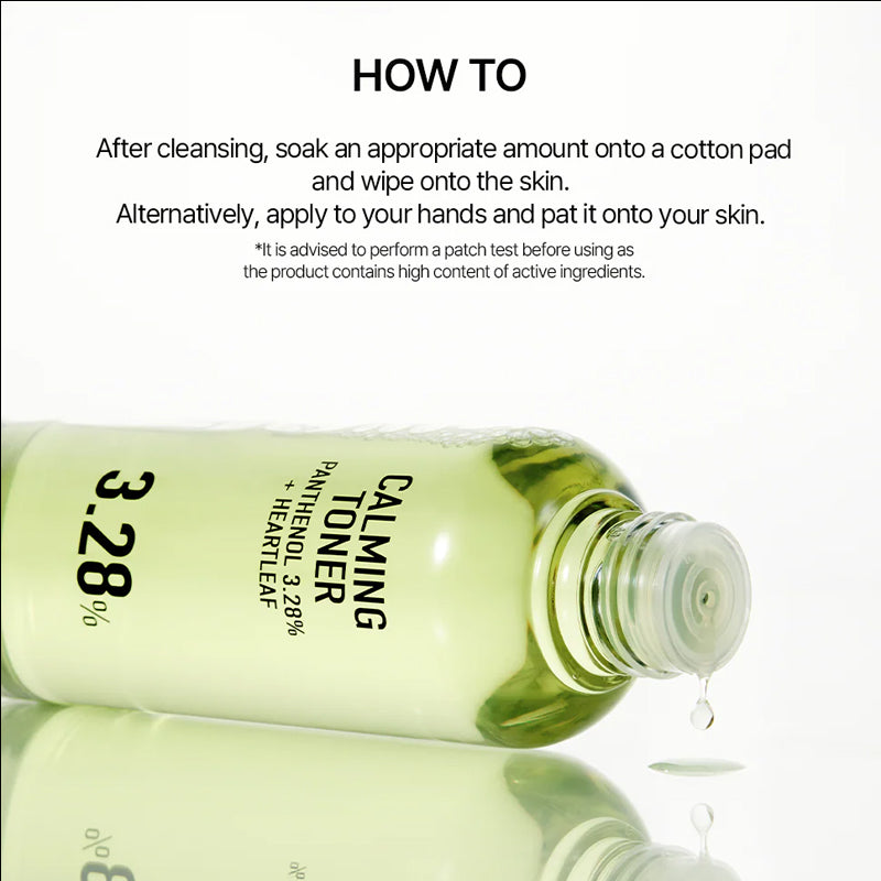 Parnell Panthenol 3.28 Heartleaf Calming Toner - 200ml