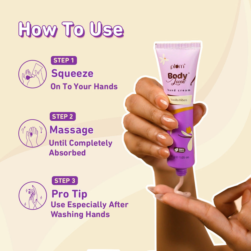 Plum Vanilla Vibes Hand Cream by Plum Body Lovin'