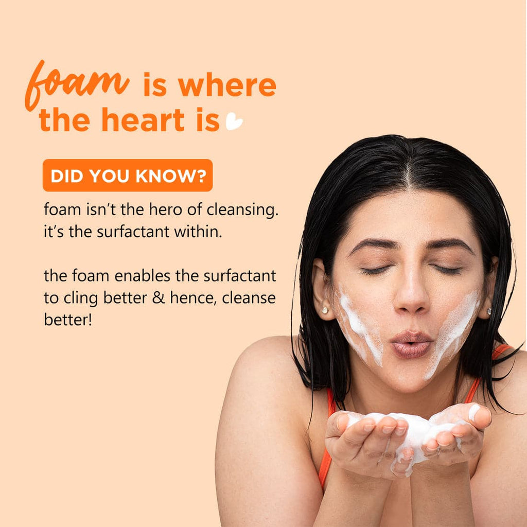 Plum Vitamin C Foaming Face Wash with Mandarin