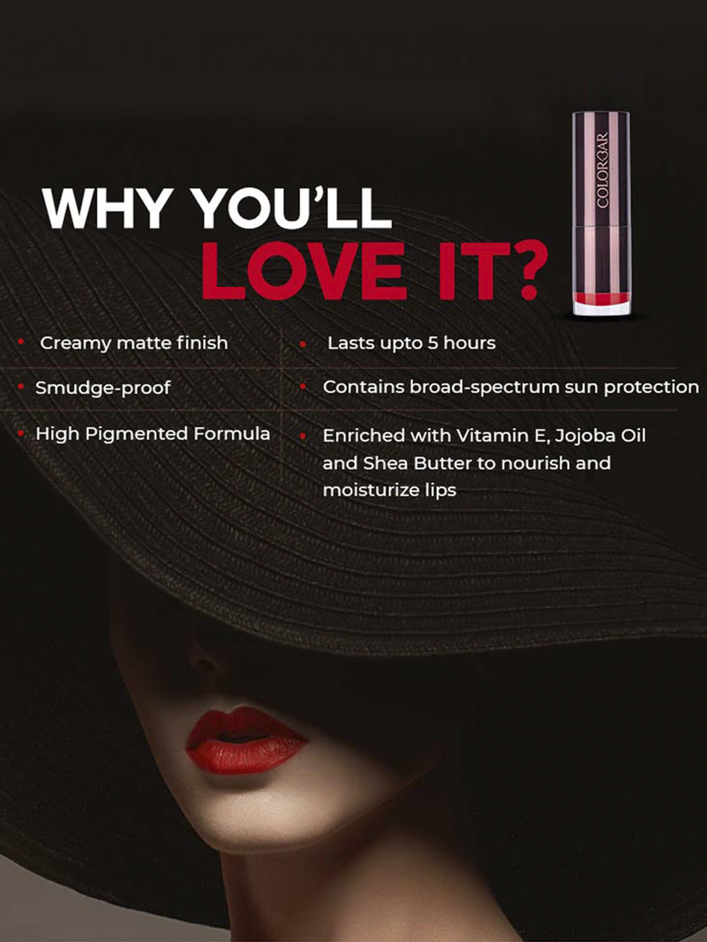 Colorbar Velvet Matte Lipstick