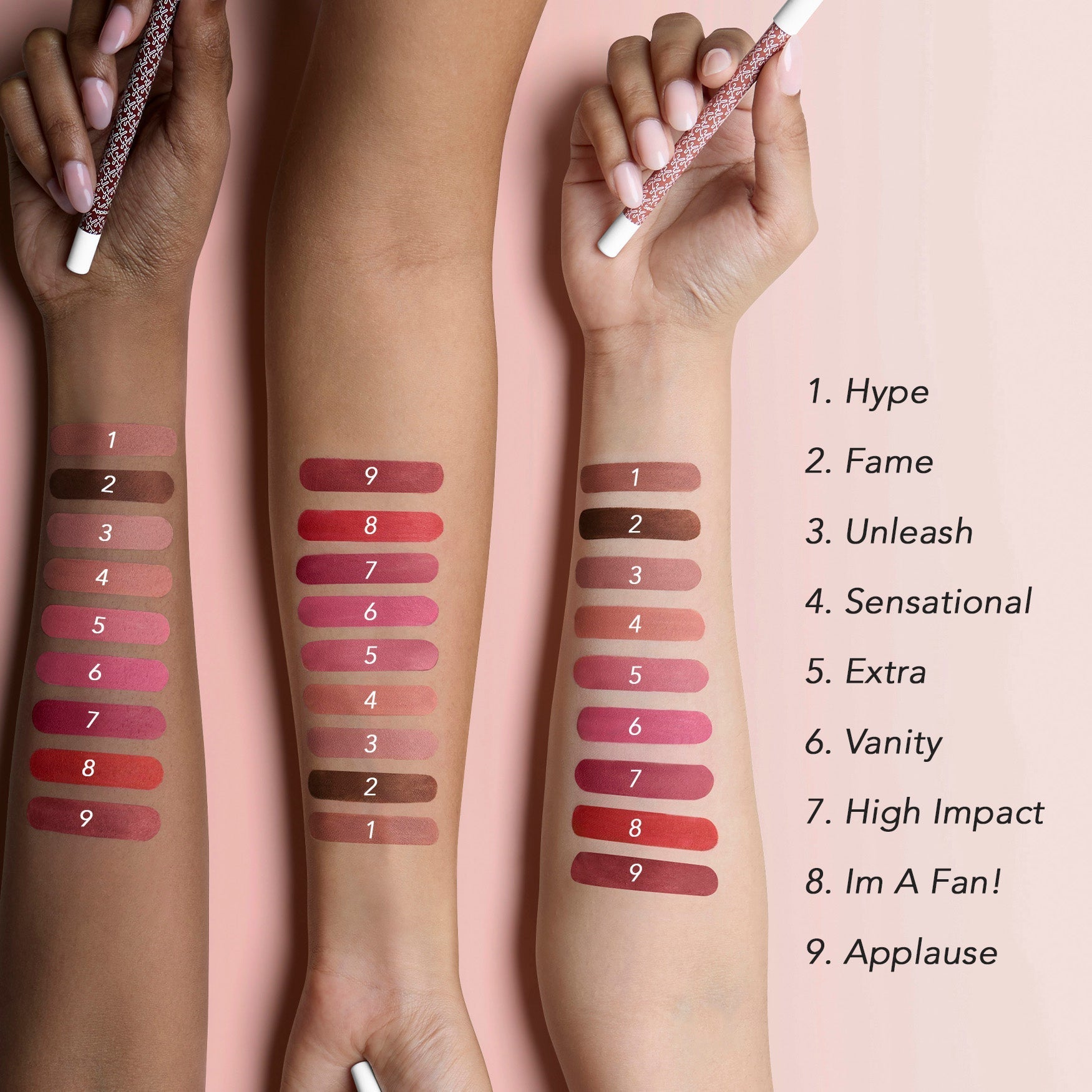 Kay Beauty Matte Action Line & Fill Lip Pencil