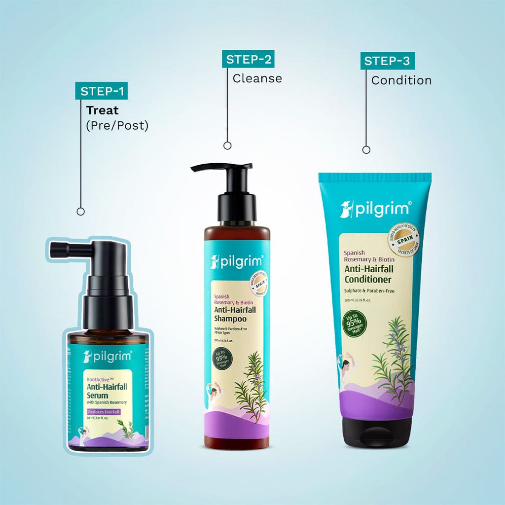 Pilgrim RootActive™ Anti-Hairfall Serum With Spanish Rosemary - 30 ml