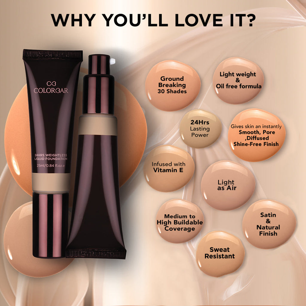 Colorbar COLORBAR 24HRS WEIGHTLESS LIQUID FOUNDATION