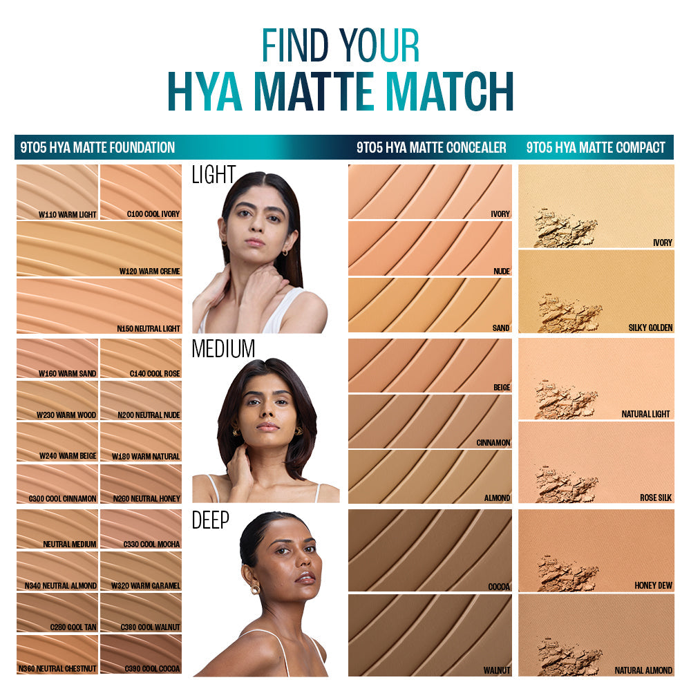 Lakmē 9to5 Hya Matte Pressed Powder