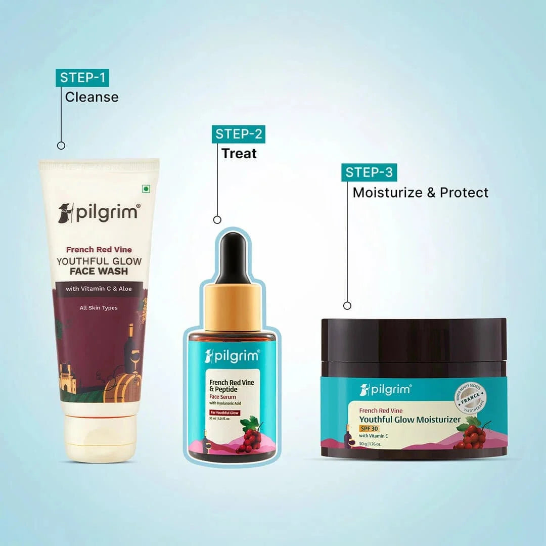 Pilgrim Red Vine Face Serum for Anti-Ageing!