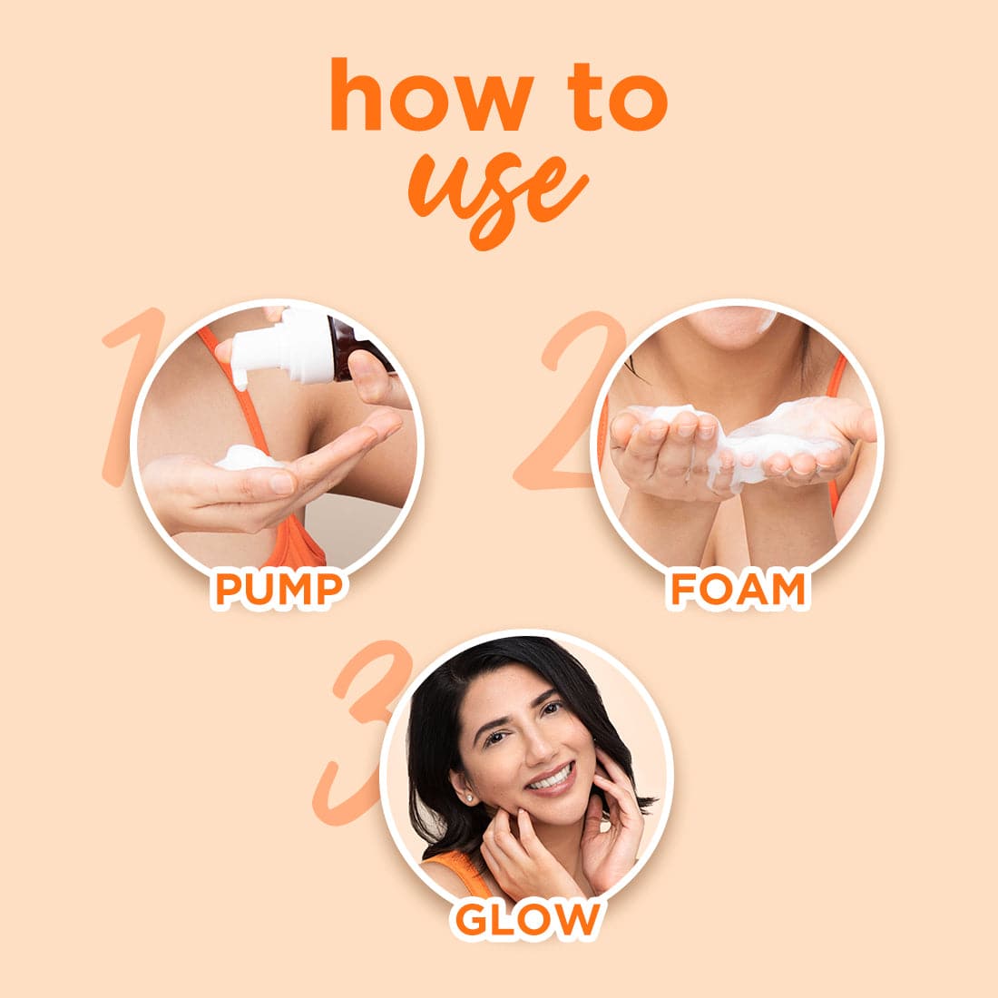 Plum Vitamin C Foaming Face Wash with Mandarin
