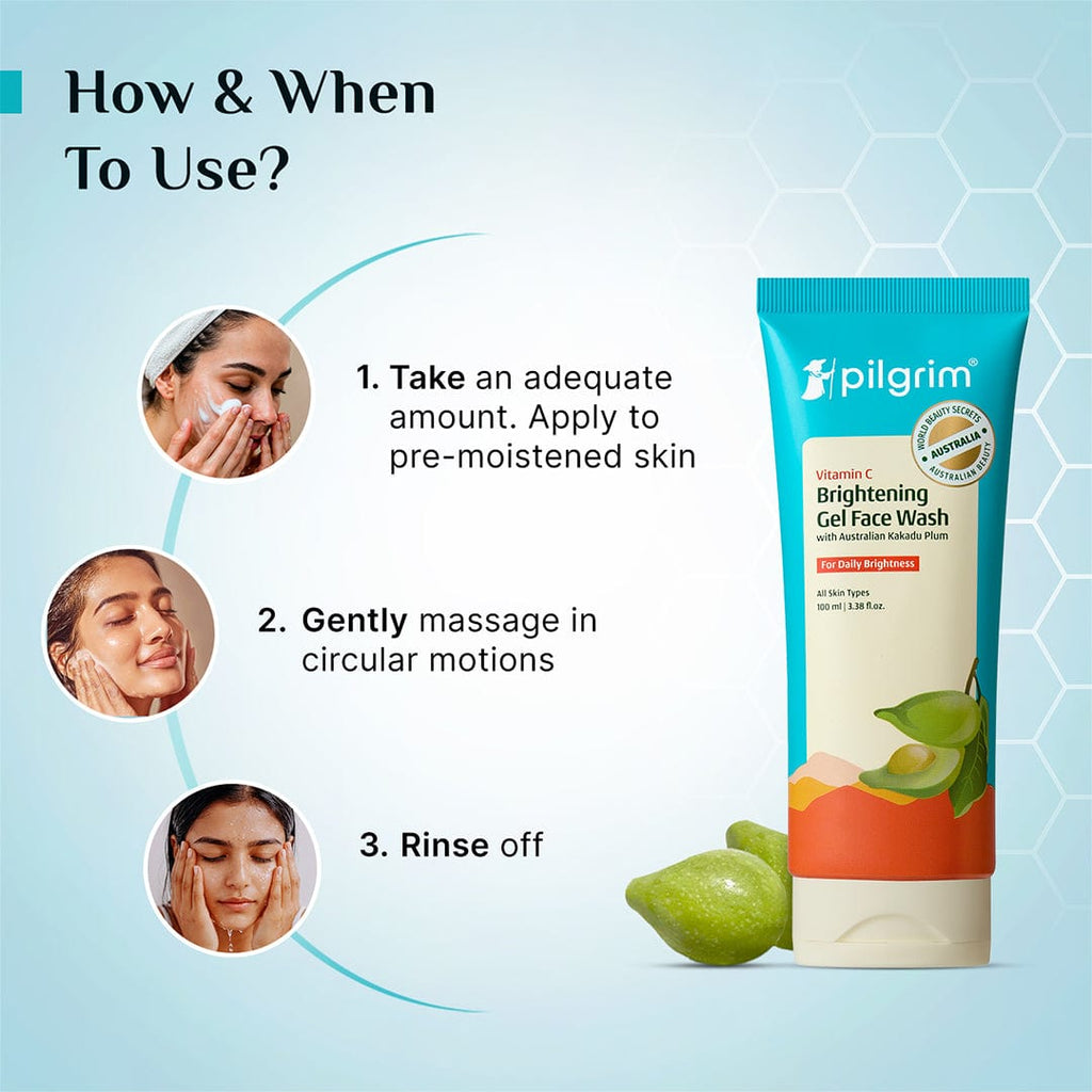 Pilgrim Vitamin C Brightening Gel Face Wash