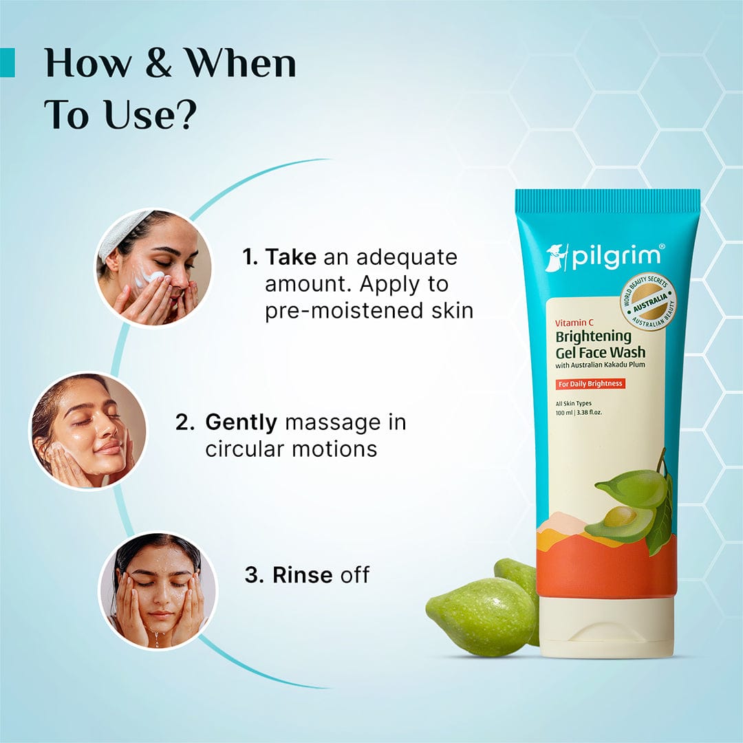 Pilgrim Vitamin C Brightening Gel Face Wash