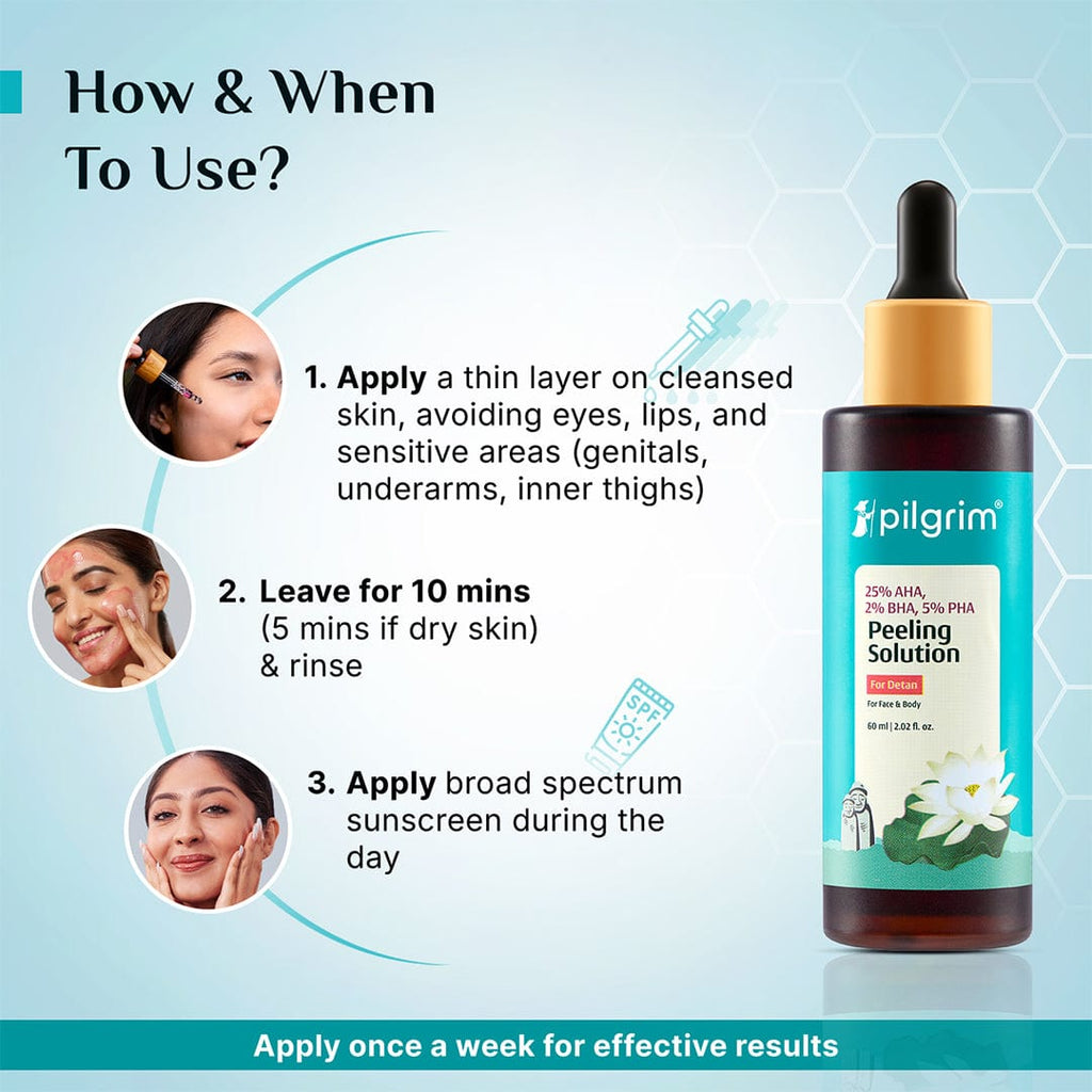 Pilgrim 25% AHA, 2% BHA, 5% PHA Peeling Solution